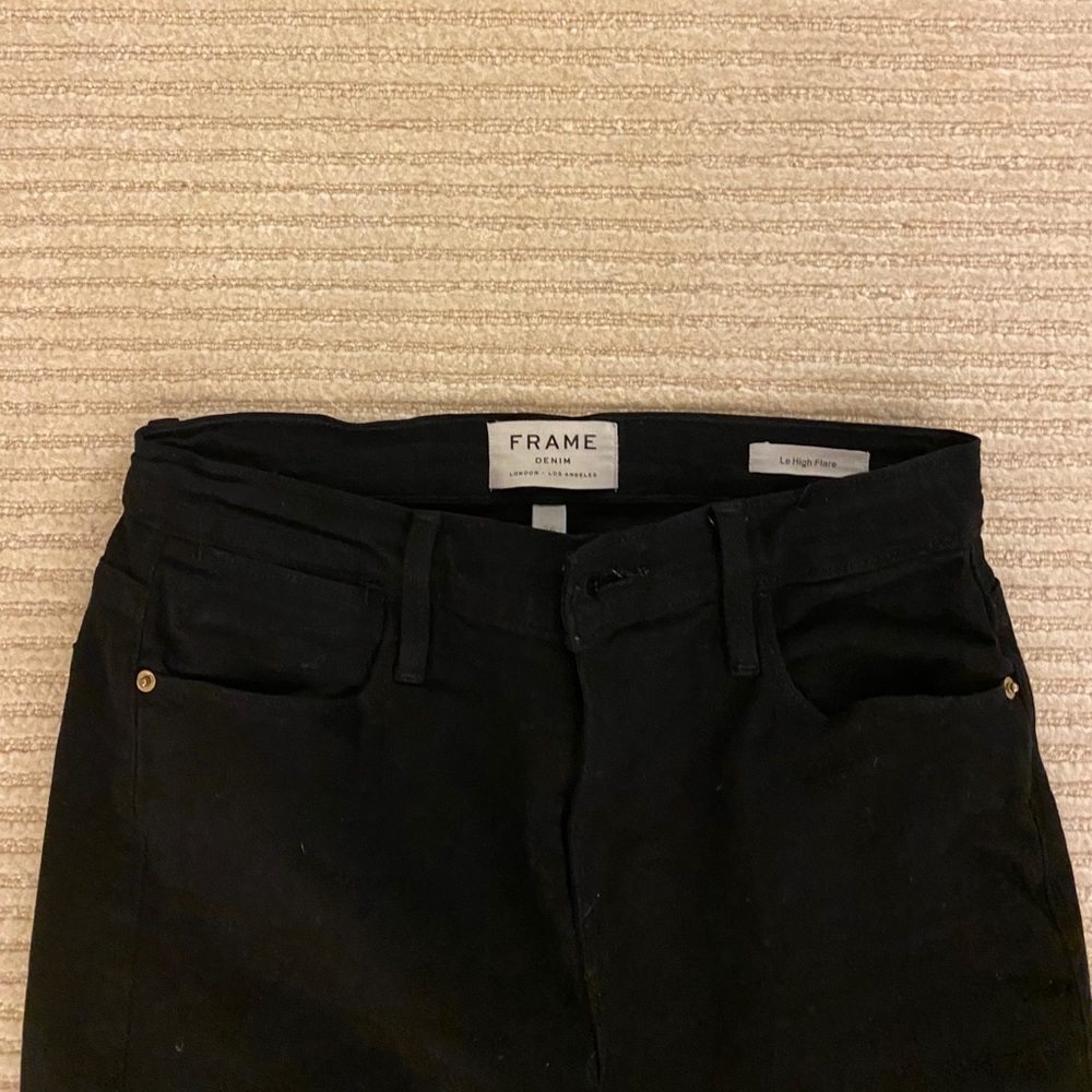 Frame size 26 le high flare jeans